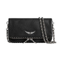 ANGEL WINGS BAG - BLACK STUD